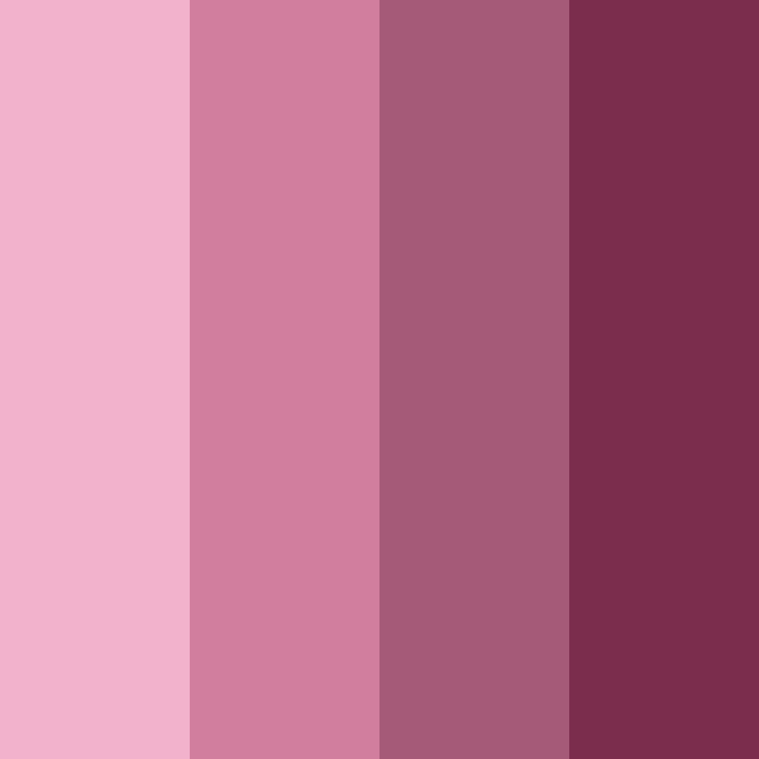 Download blushing rosewood color palette PNG image (square)