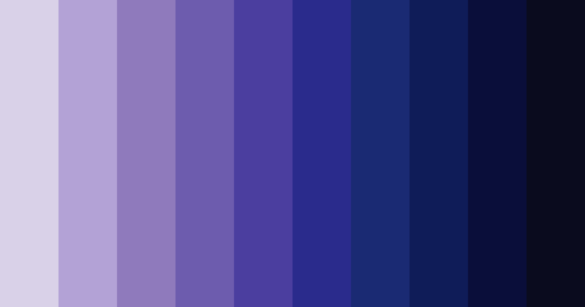 Download midnight dreams color palette PNG image (landscape)