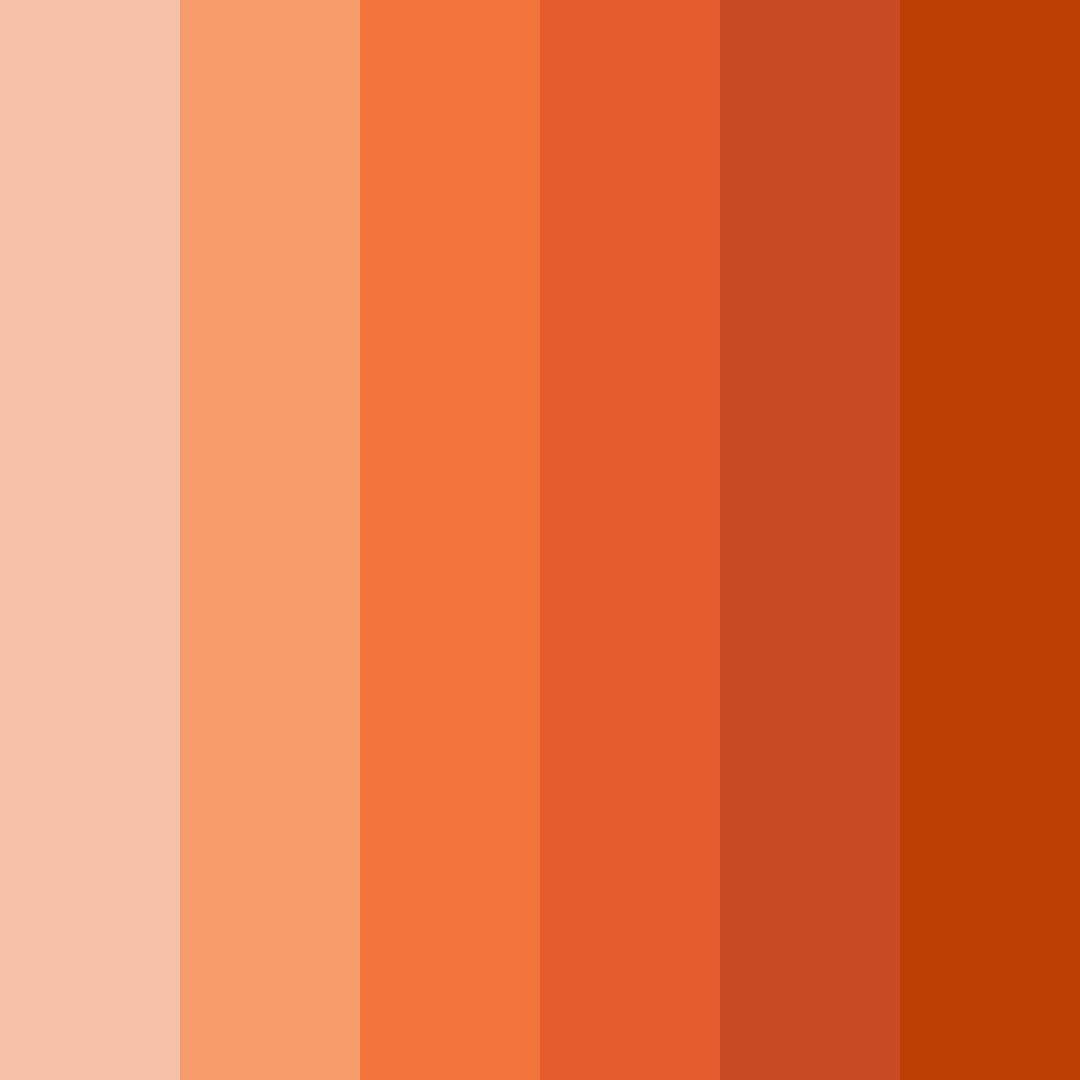 Download burnt orange color palette PNG image (square)