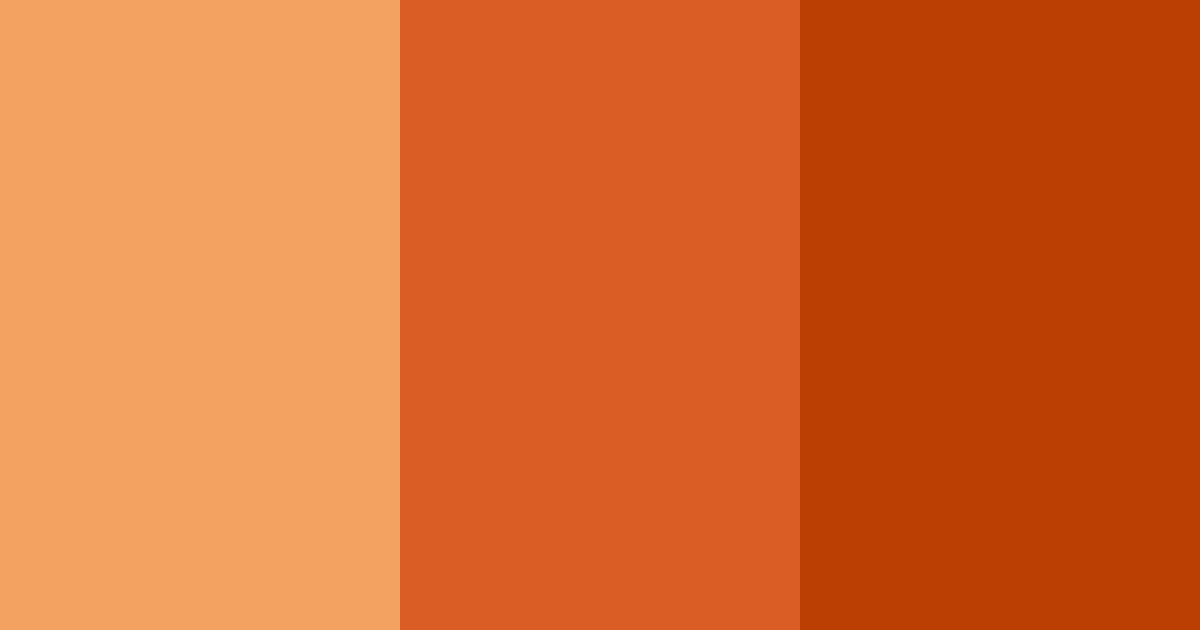 Download burnt orange color palette PNG image (landscape)