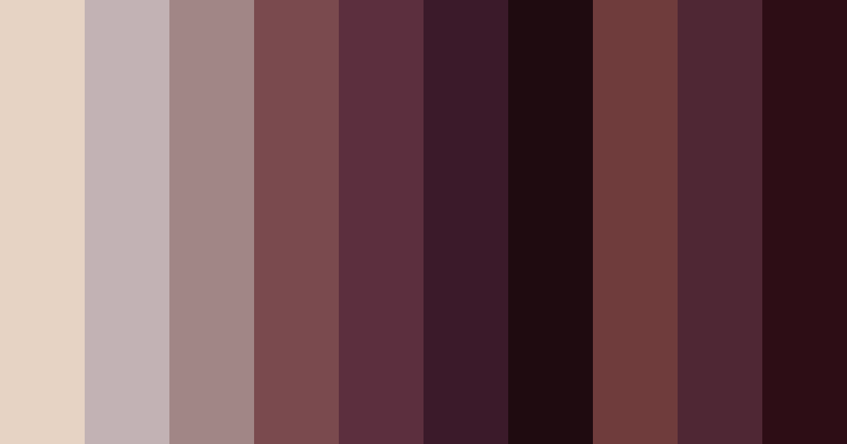 Download dark red elegance color palette PNG image (landscape)