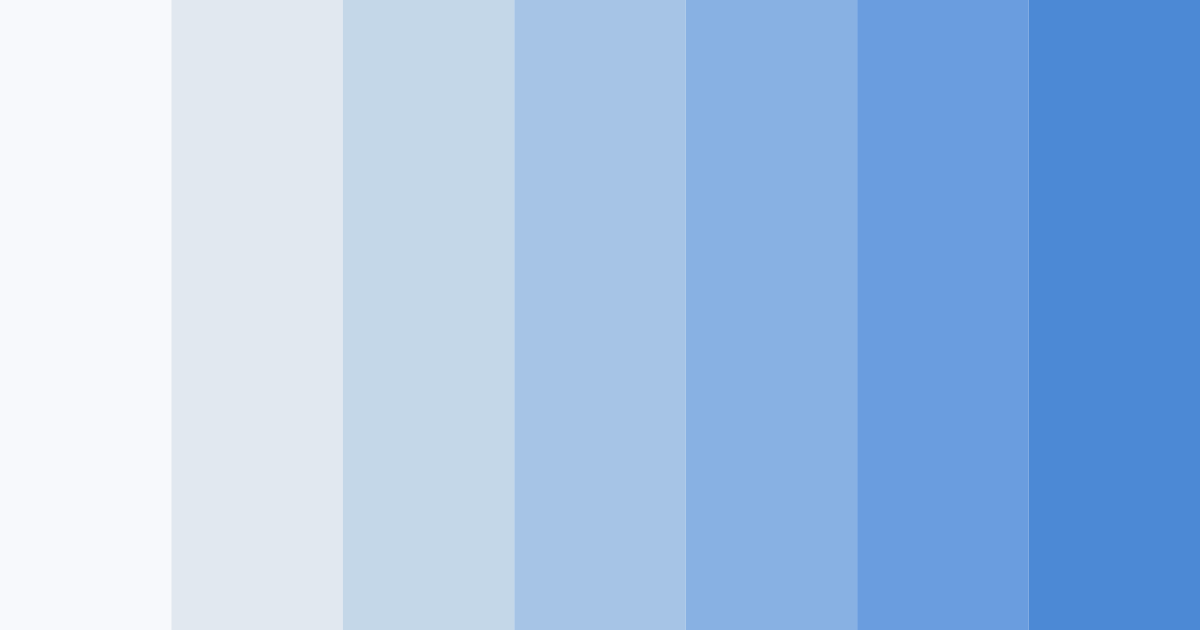 Download dreamy blue color palette PNG image (landscape)