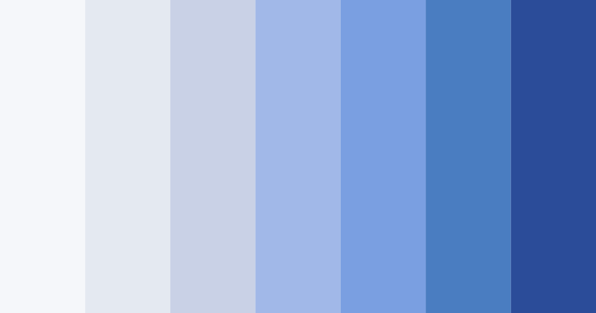 Download dreamy blue color palette PNG image (landscape)