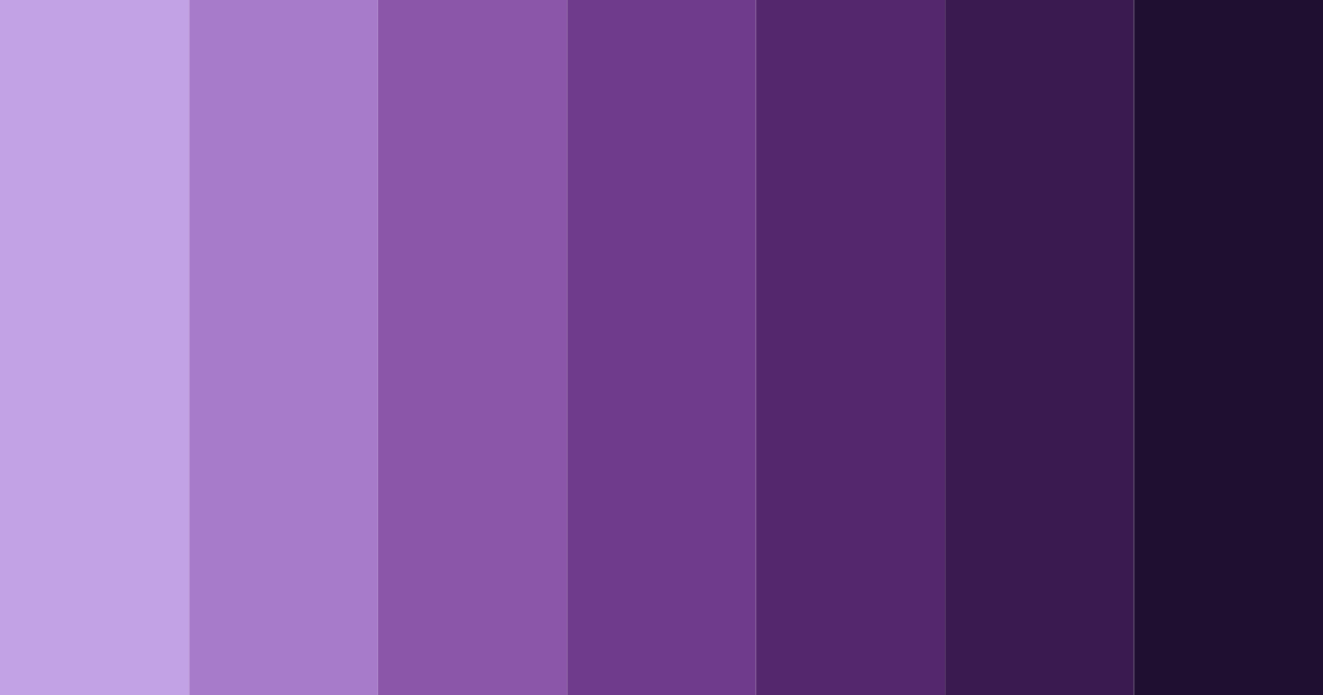 Download twilight purple color palette PNG image (landscape)