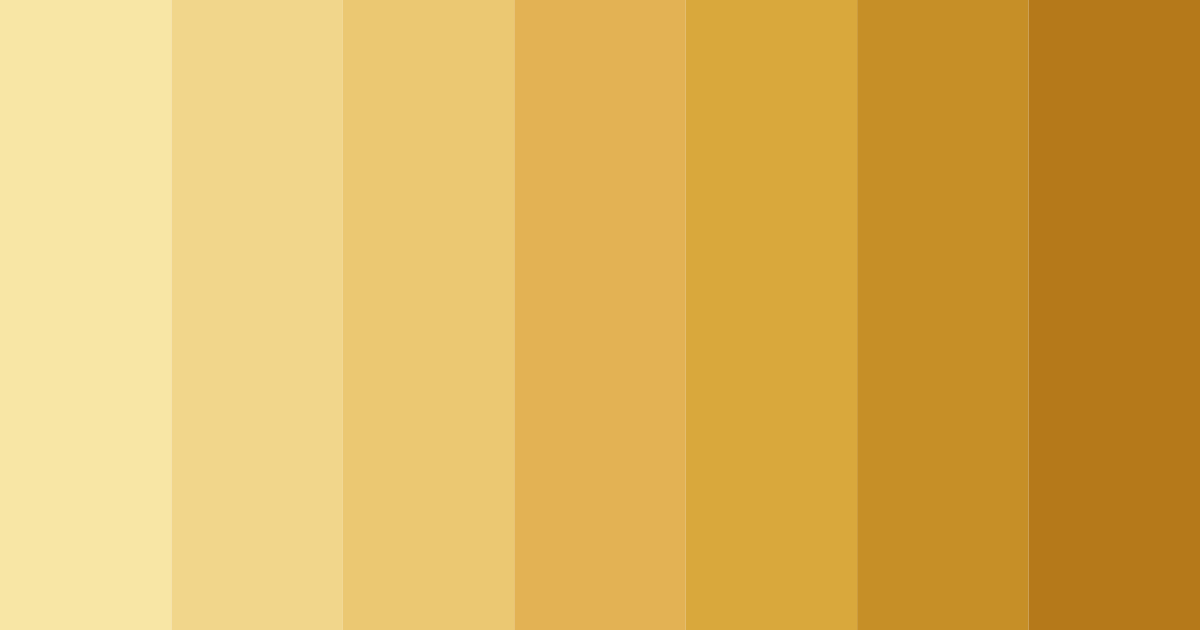 Download golden whisper color palette PNG image (landscape)