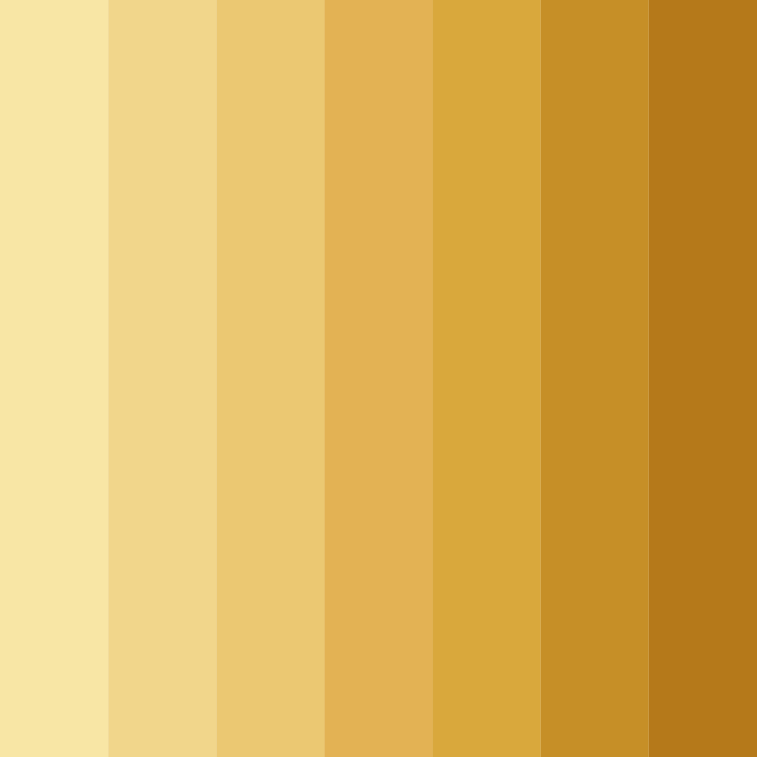 Download golden whisper color palette PNG image (square)
