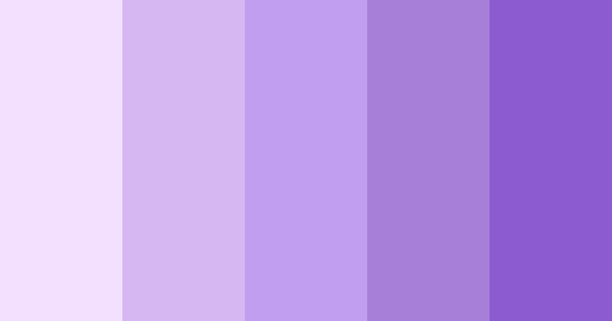 Download purple dream color palette PNG image (landscape)