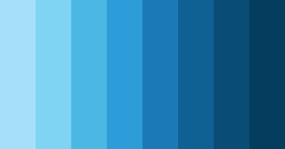 Download aqua horizon color palette PNG image (landscape)
