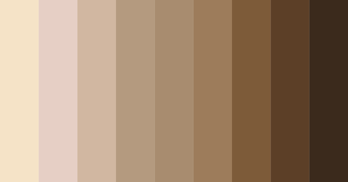 Download beige brown color palette PNG image (landscape)