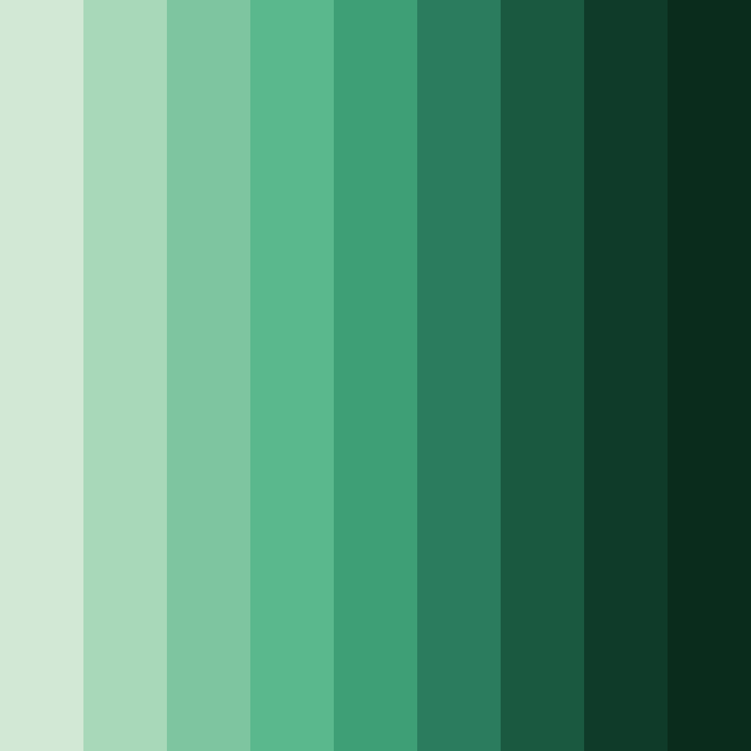 Download verdant serenity color palette PNG image (square)