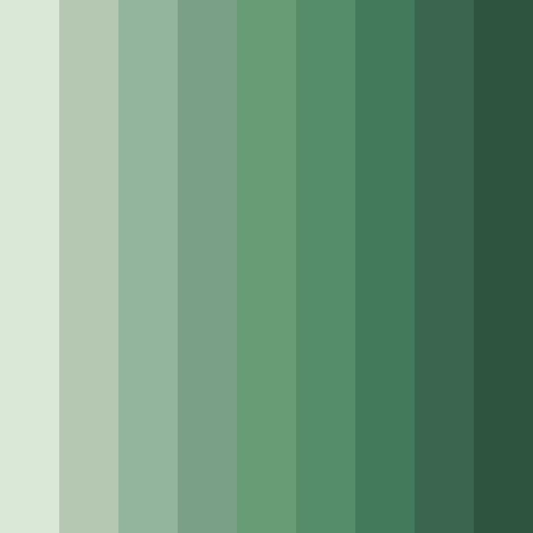 Download sage serenity color palette PNG image (square)