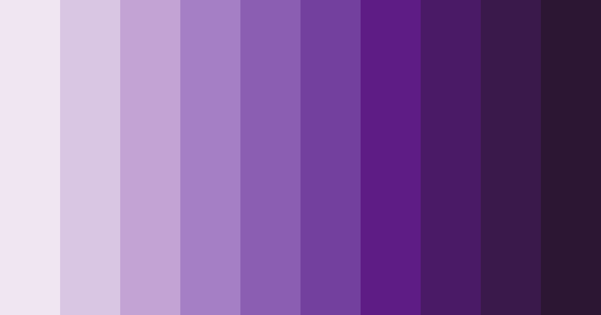 Download pale purple color palette PNG image (landscape)