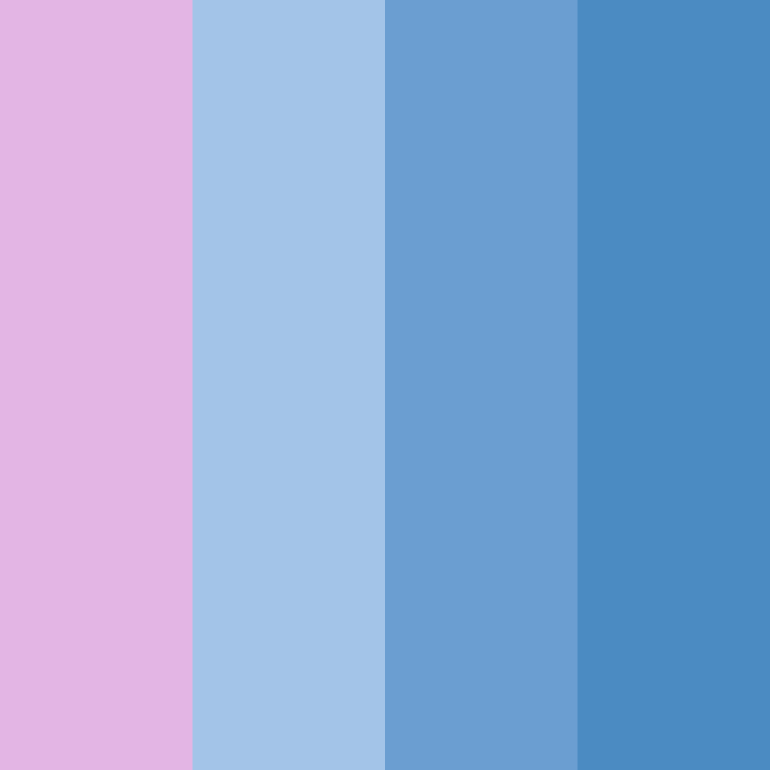 Download dreamy ocean breeze color palette PNG image (square)