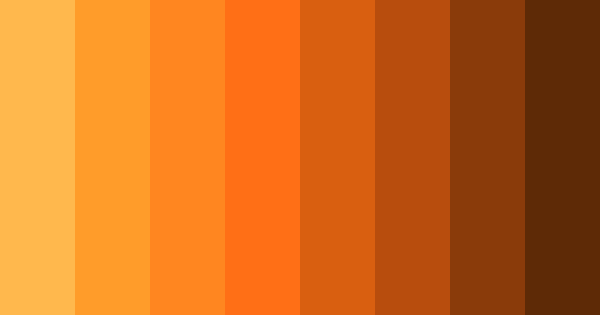 Download crisp autumn ember color palette PNG image (landscape)