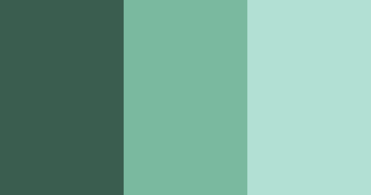 Download emerald whisper color palette PNG image (landscape)