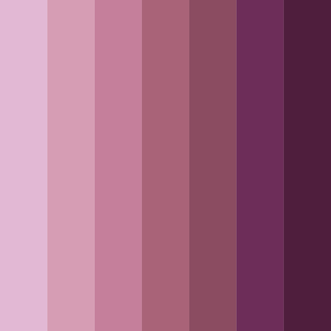 Download crimson twilight color palette PNG image (square)