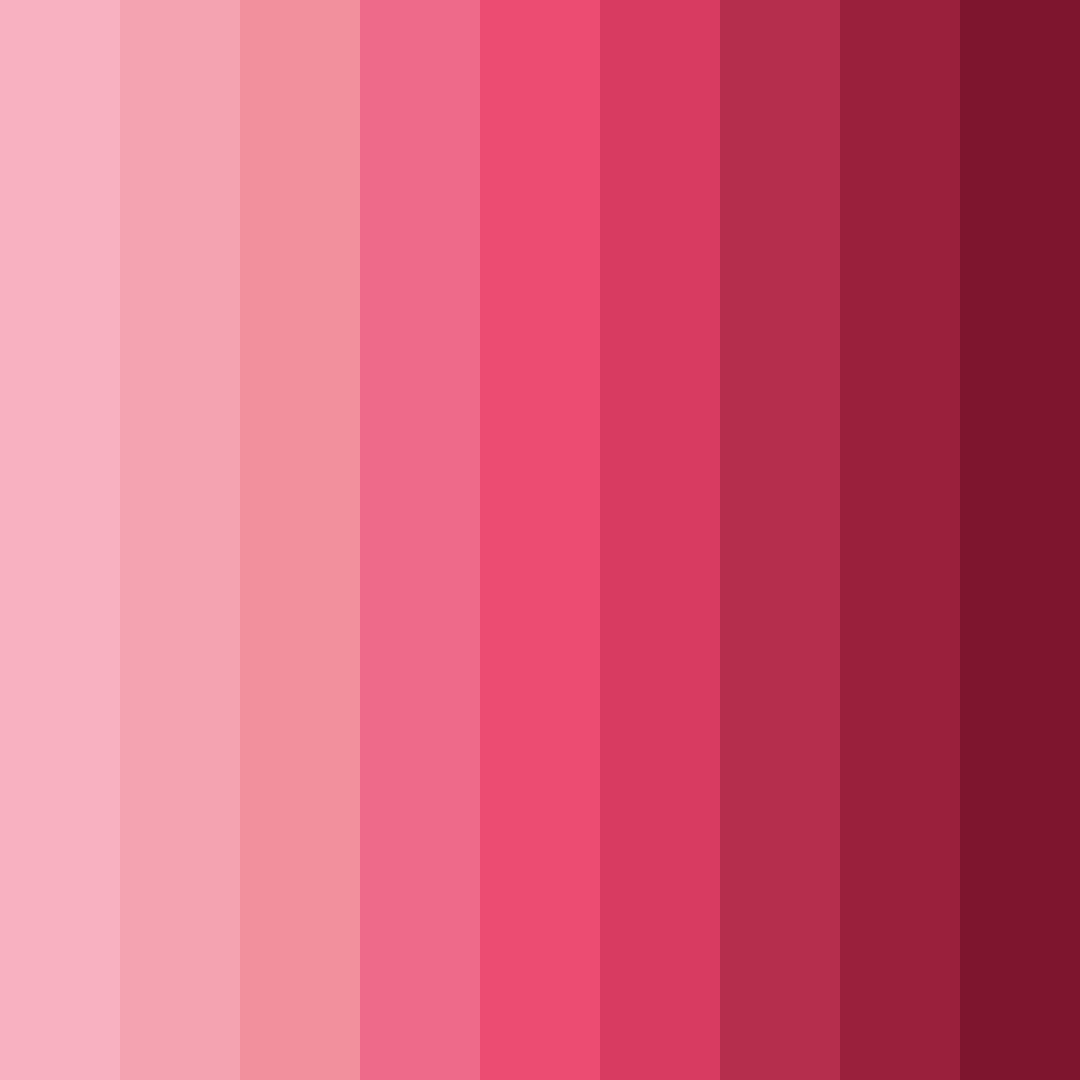 Download pink strawberry color palette PNG image (square)