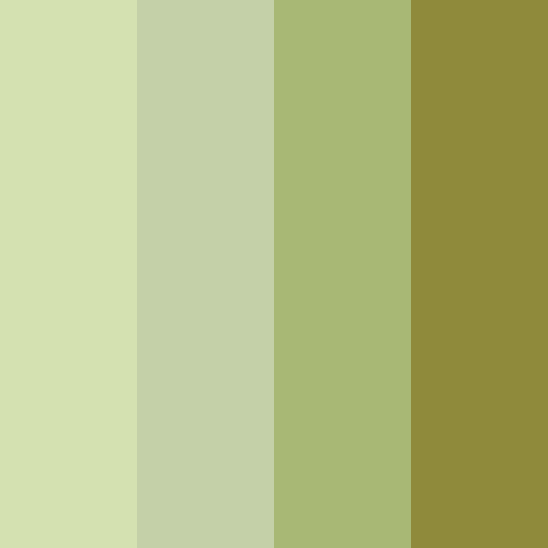 Download olive shades color palette PNG image (square)