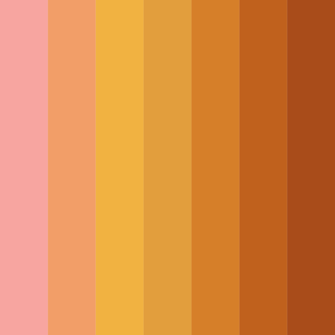 Download sunset harvest color palette PNG image (square)