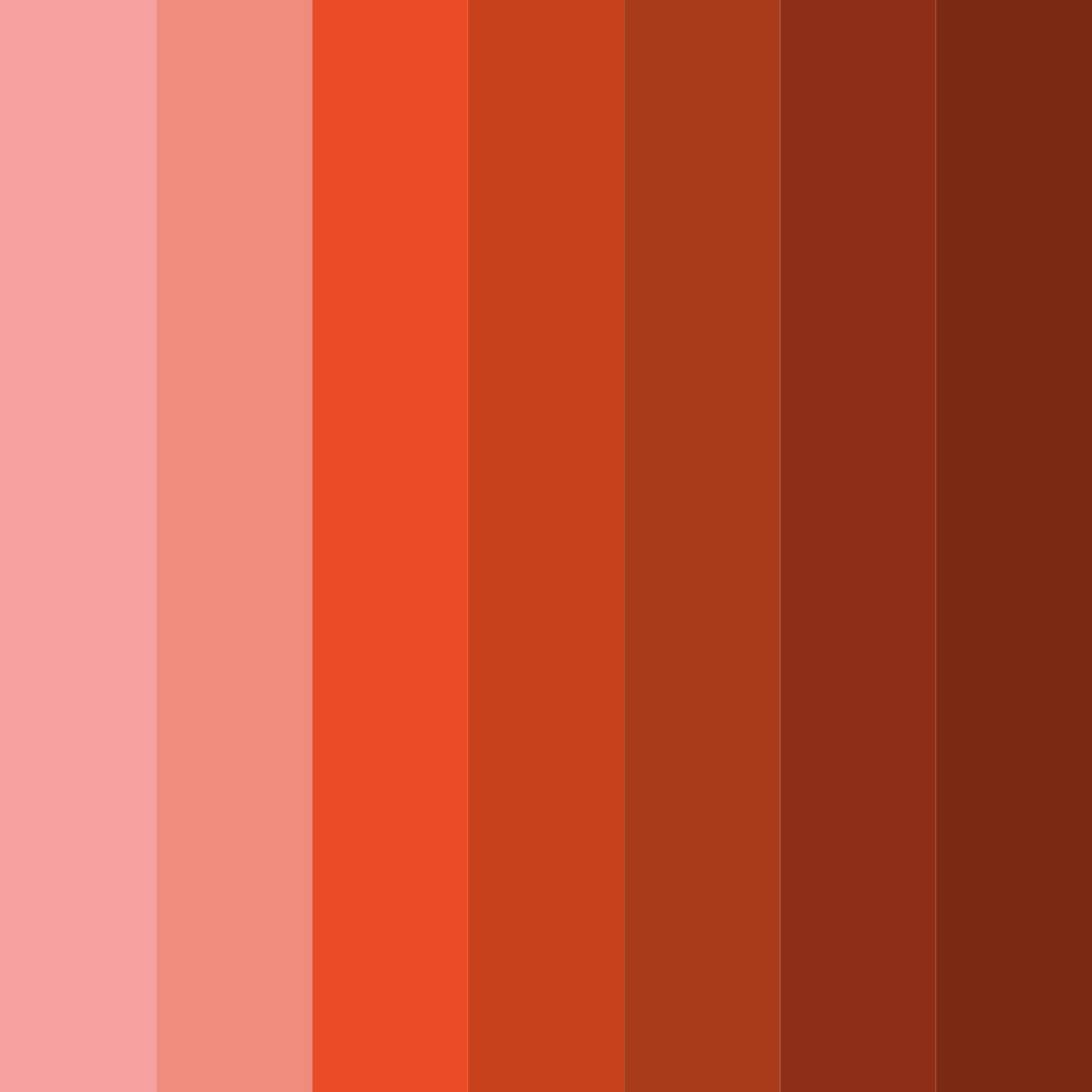 Download crimson sunset color palette PNG image (square)