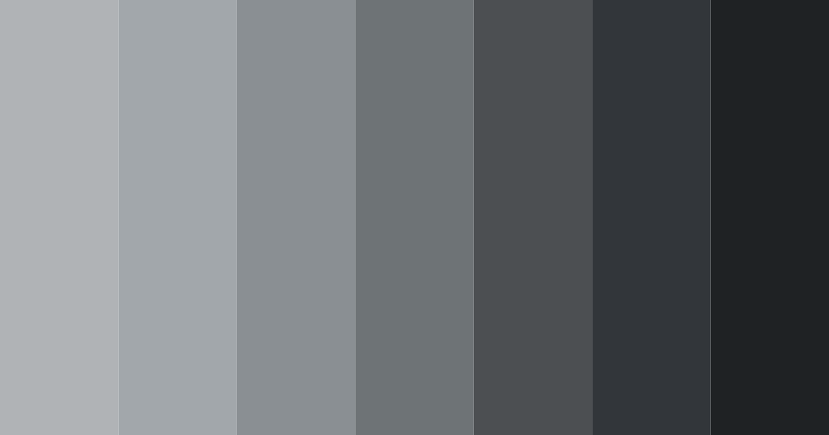 Download charcoal shades color palette PNG image (landscape)