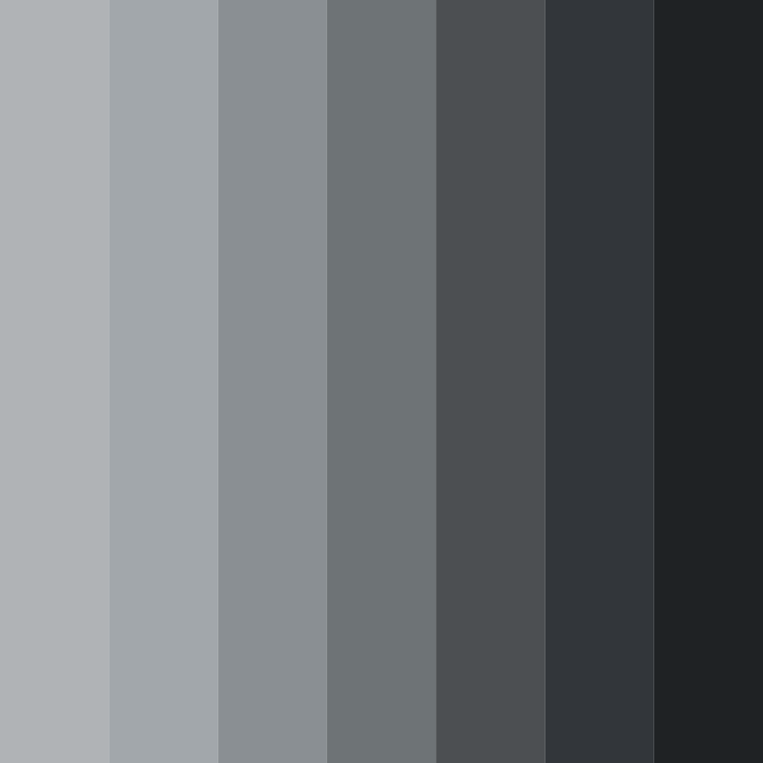 Download charcoal shades color palette PNG image (square)