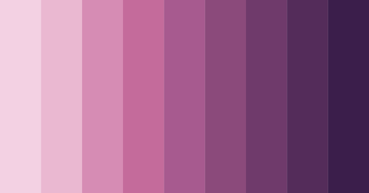 Download violet pink dreams color palette PNG image (landscape)