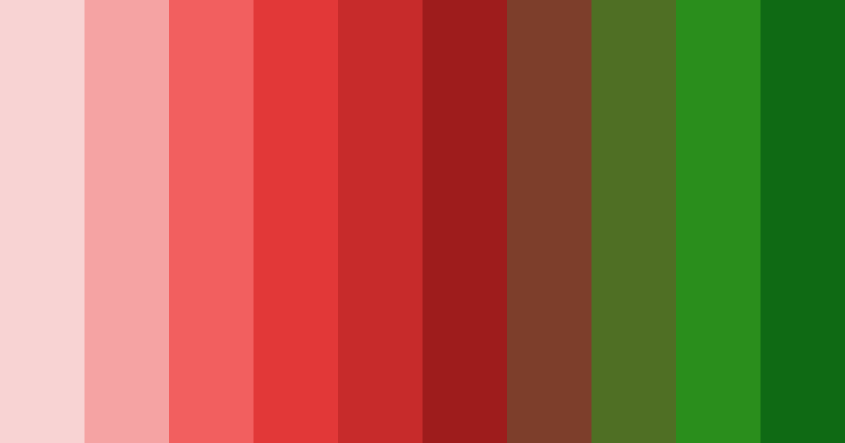 Download red rose green stem color palette PNG image (landscape)