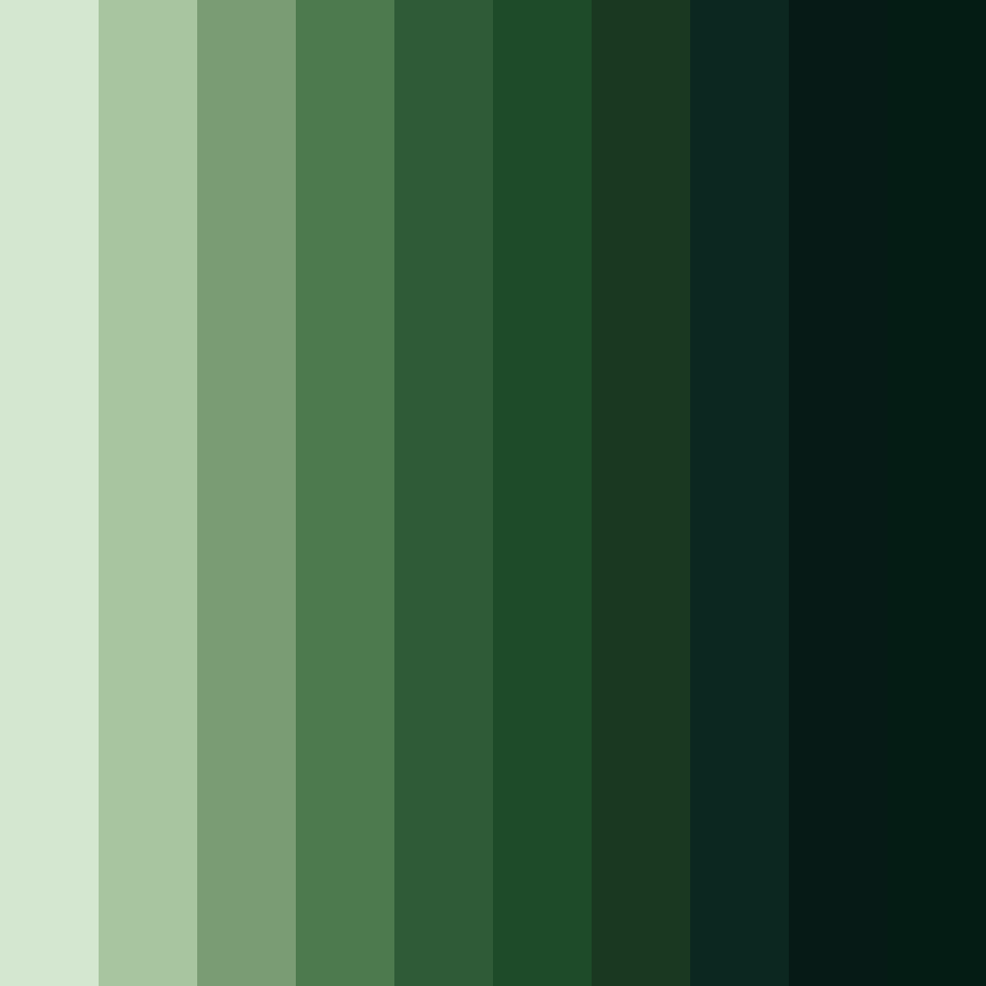 Download verdant fortitude color palette PNG image (square)