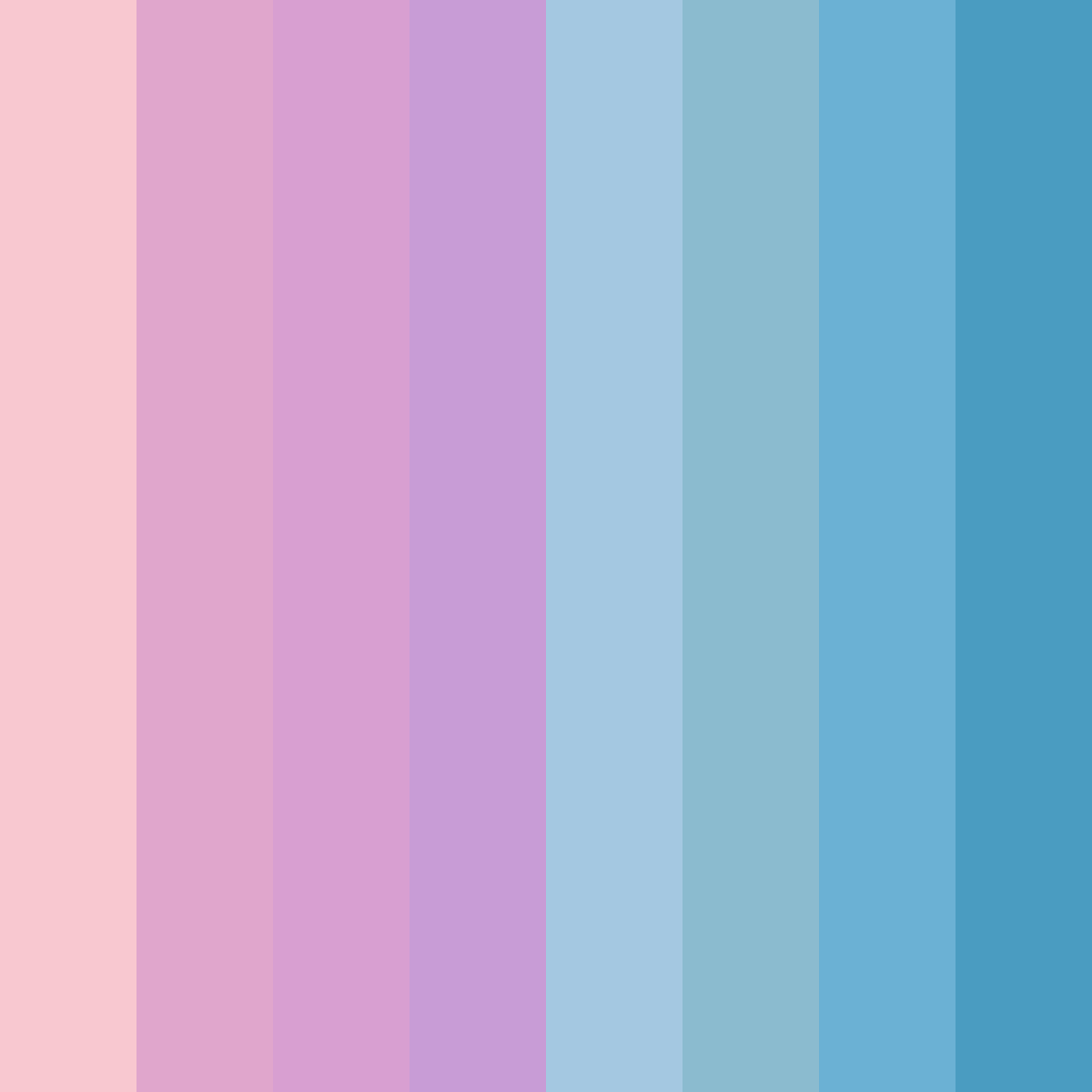 Download icy pink dream color palette PNG image (square)