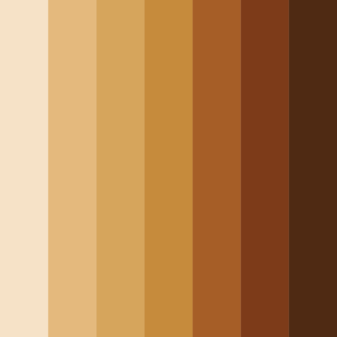 Download desert dusk harmony color palette PNG image (square)