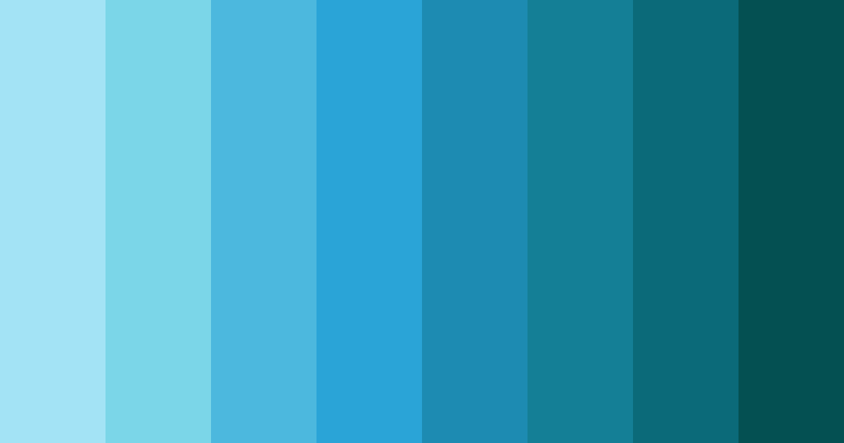 Download oceanic serenity color palette PNG image (landscape)