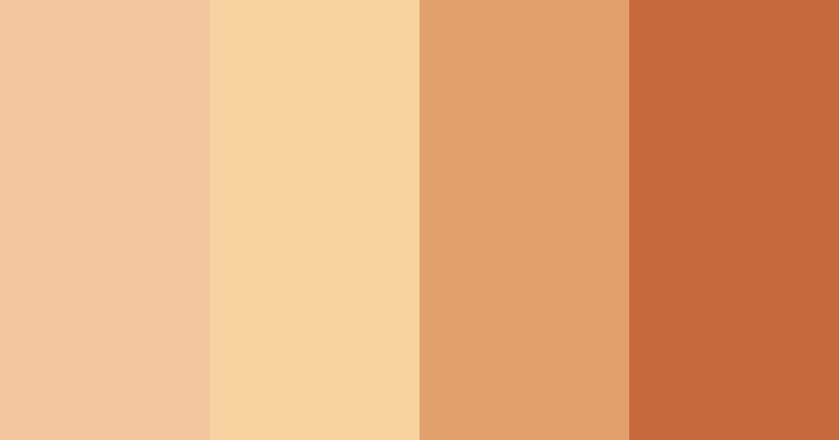 Download desert peach color palette PNG image (landscape)