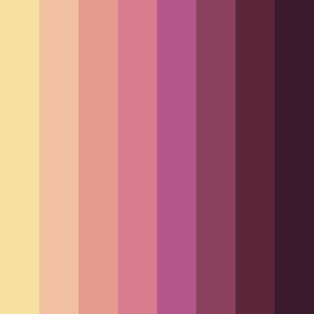 Download blossom midnight color palette PNG image (square)