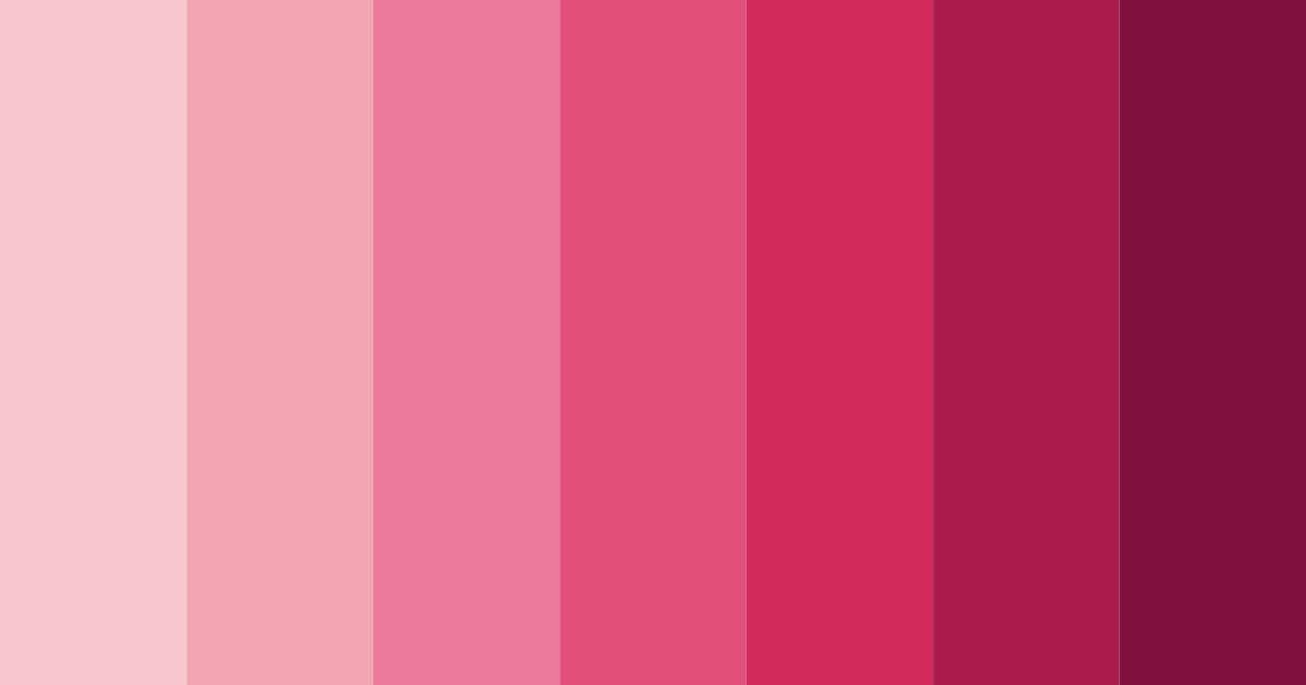 Download pink gradient color palette PNG image (landscape)