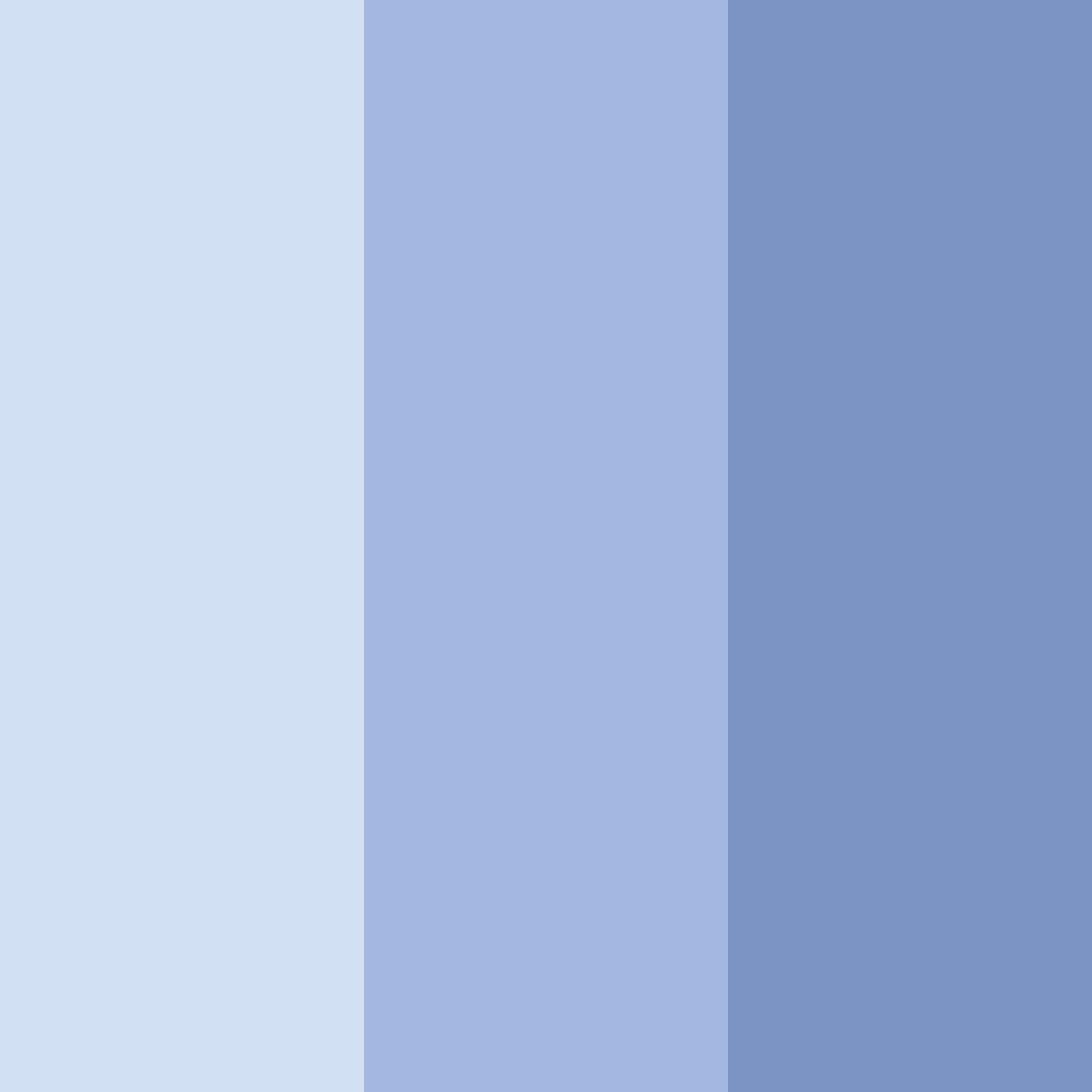 Download serene sky blues color palette PNG image (square)