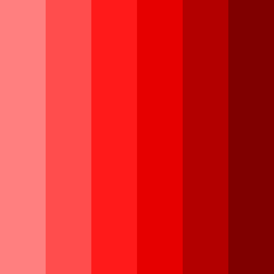 Download bright red color palette PNG image (square)