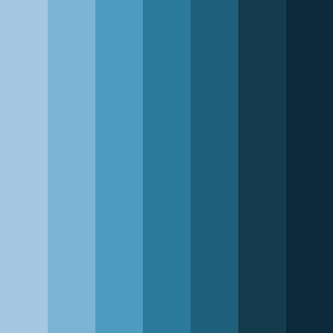 Download oceanic depths color palette PNG image (square)