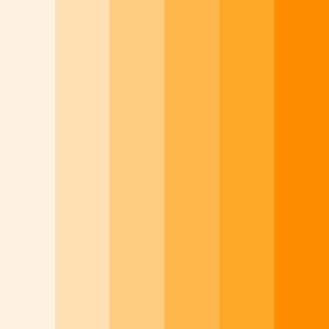 Download light orange color palette PNG image (square)