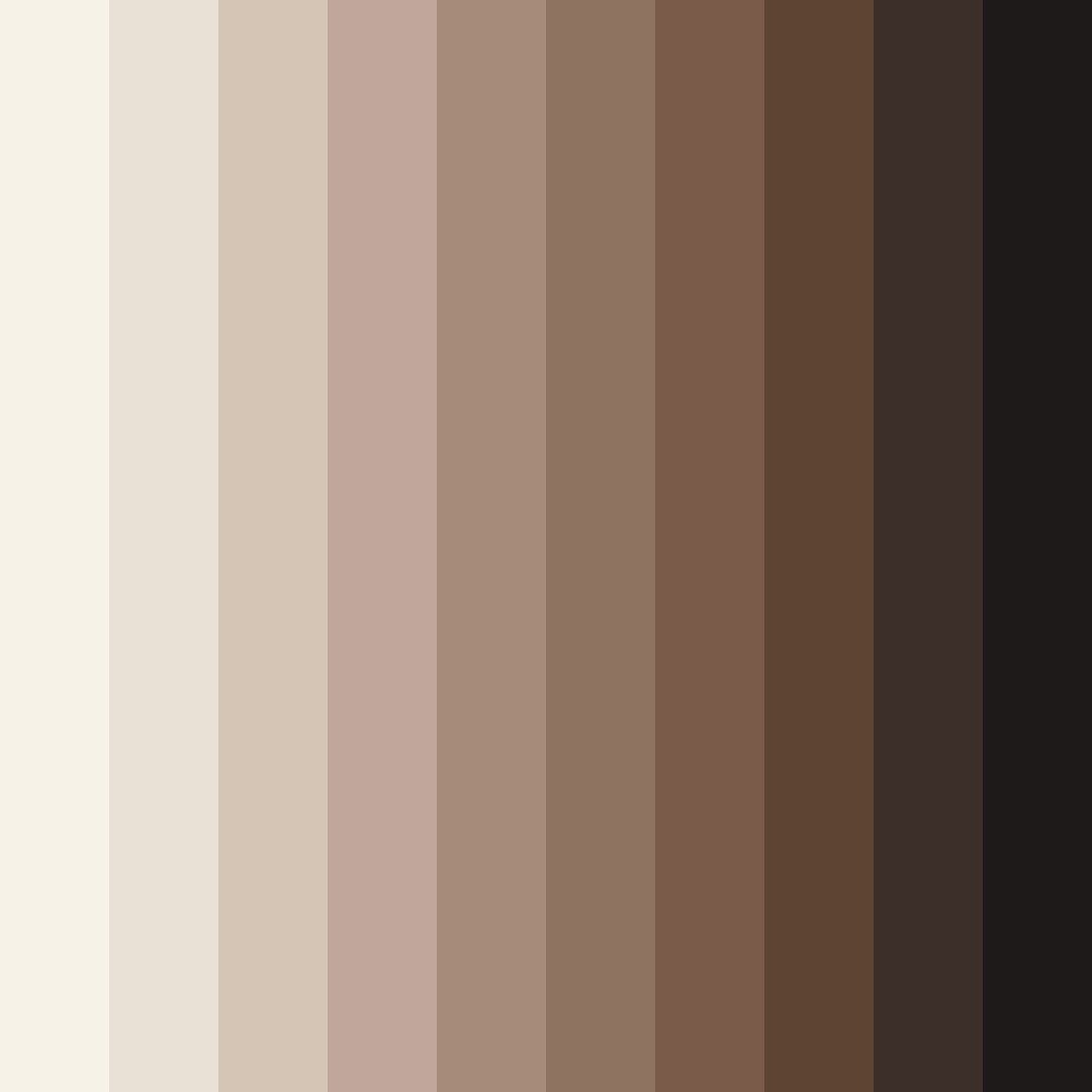Download milk white shades color palette PNG image (square)