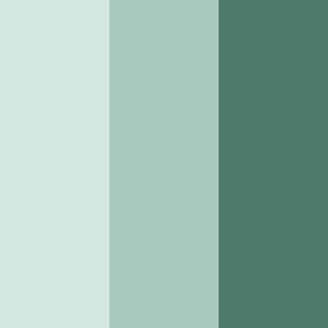 Download shades of sage color palette PNG image (square)