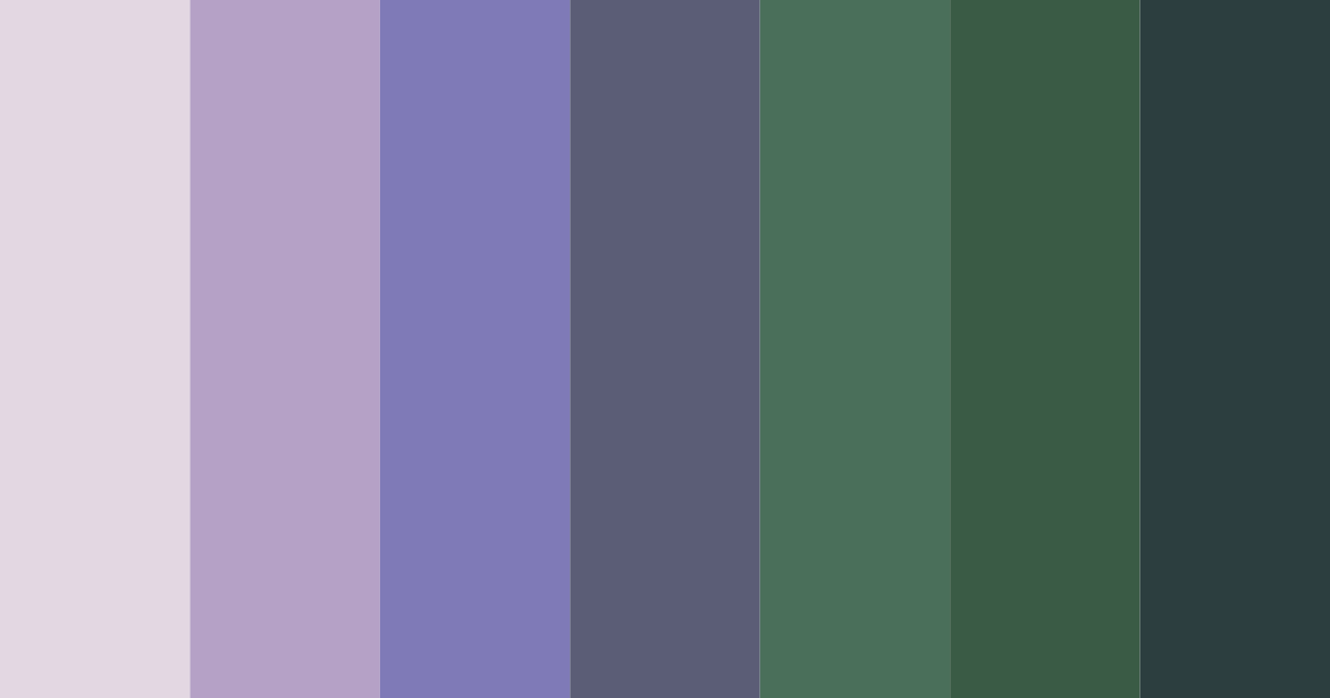 Download moody purple forest color palette PNG image (landscape)