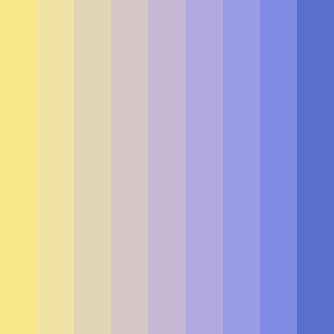 Download sunlit dreamscape color palette PNG image (square)