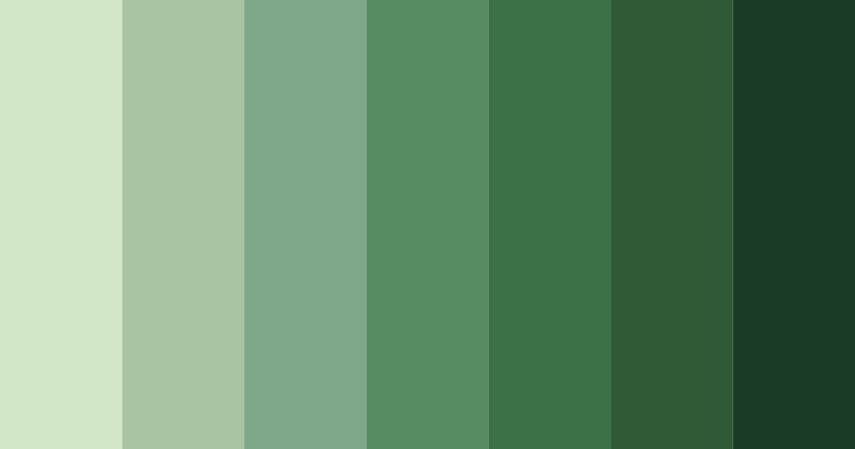 Download verdant tapestry color palette PNG image (landscape)