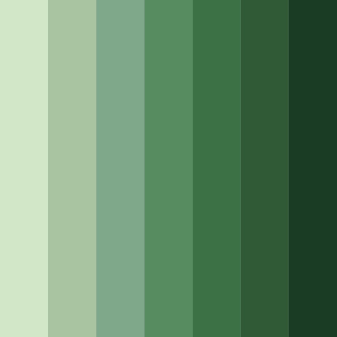 Download verdant tapestry color palette PNG image (square)