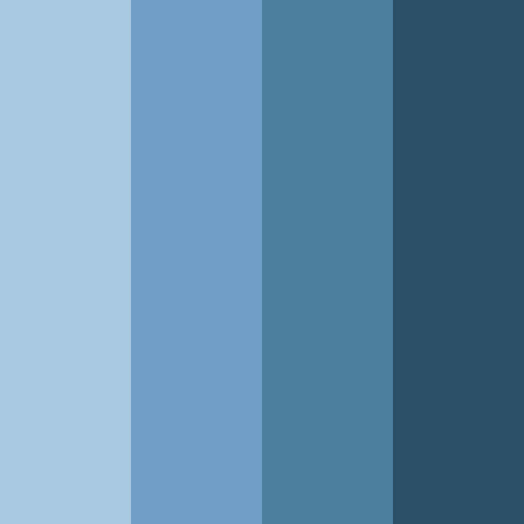 Download blue thunderstorm color palette PNG image (square)