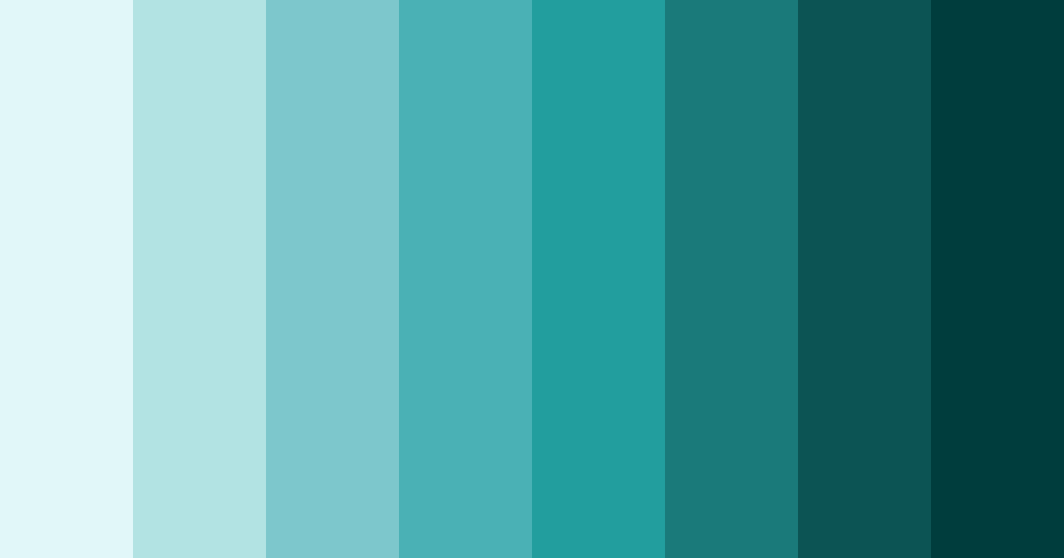 Download teal veracity color palette PNG image (landscape)