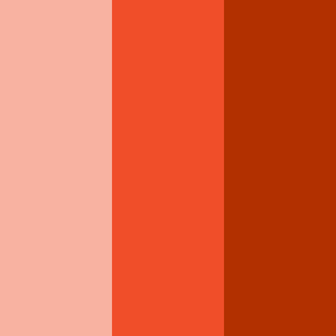 Download red sunset color palette PNG image (square)