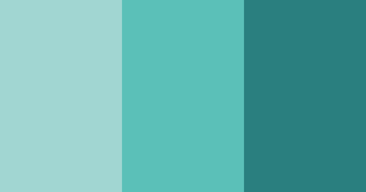 Download aqua serenity color palette PNG image (landscape)