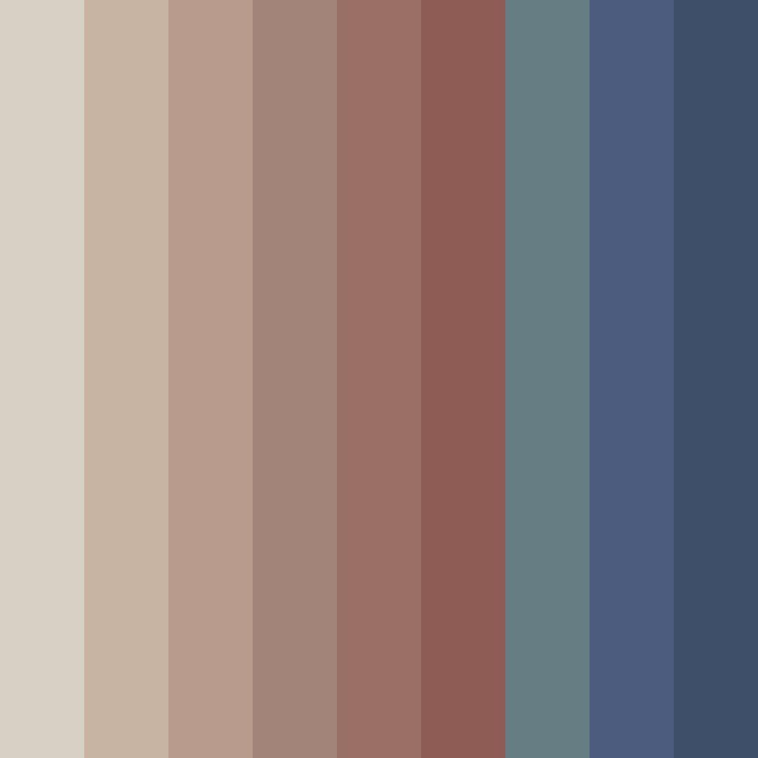 Download muted elegance color palette PNG image (square)